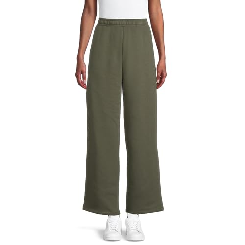 No Boundaries Women's Soft Fleece Wide Leg Pants