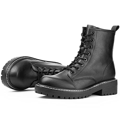 No Boundaries Women's Wide Combat Boots