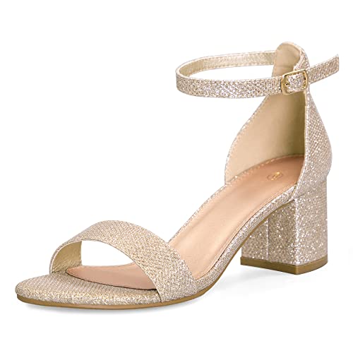 No Boundaries Women's Heeled Dress Sandal