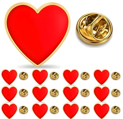 No Boundaries Women's Heart Brooch Set